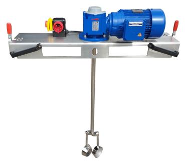 Containerrührwerk Typ IBC-0190 für Medien bis 10000 mPas im IBC 1000L