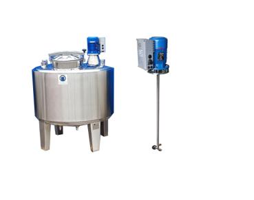 699L Edelstahl Rührwerksbehälter mit Thermoplate und Isolierung