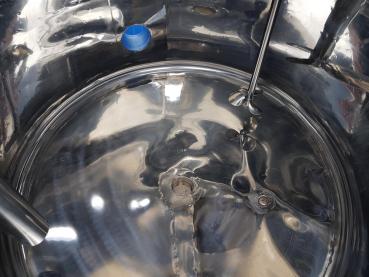 699L stainless steel agitator vessel with thermoplate and insulation