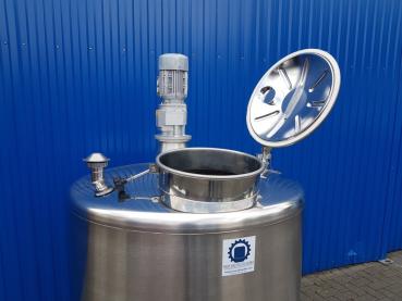 Preview: 734L Stainless steel vessel with cone stirrer agitator