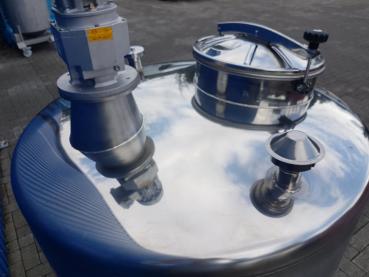 734L Stainless steel vessel with cone stirrer agitator