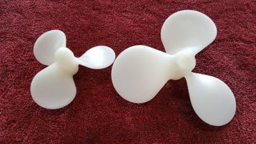 3-Flügel Mischpropeller Rührpropeller PVDF lebensmittelecht
