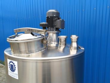 Preview: 522L stainless steel agitator vessel