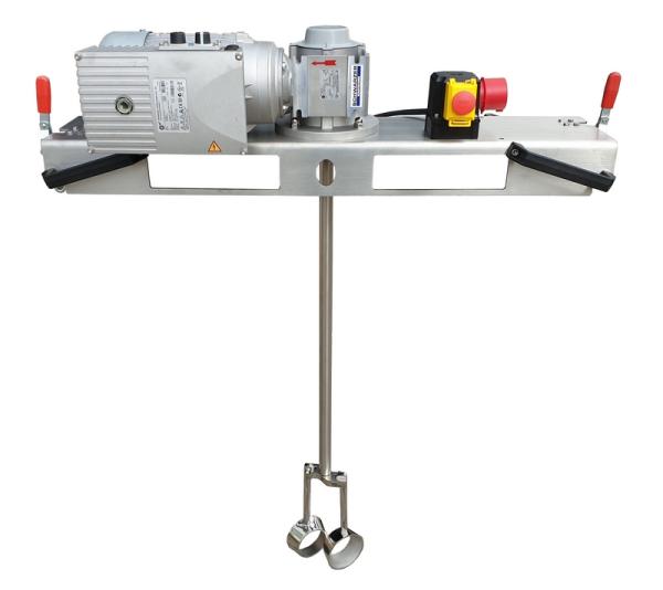 Containerrührwerk Typ IBC-0250 für Medien bis 10000 mPas im IBC 1000L