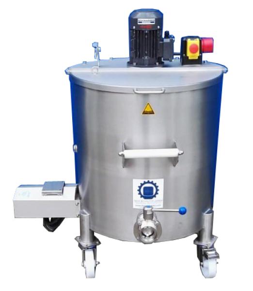 123L Electrically heated agitator vessel