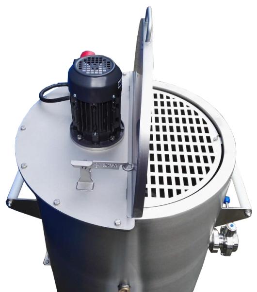 123L Electrically heated agitator vessel