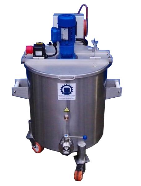 97L Electrically heated agitator vessel with digital control