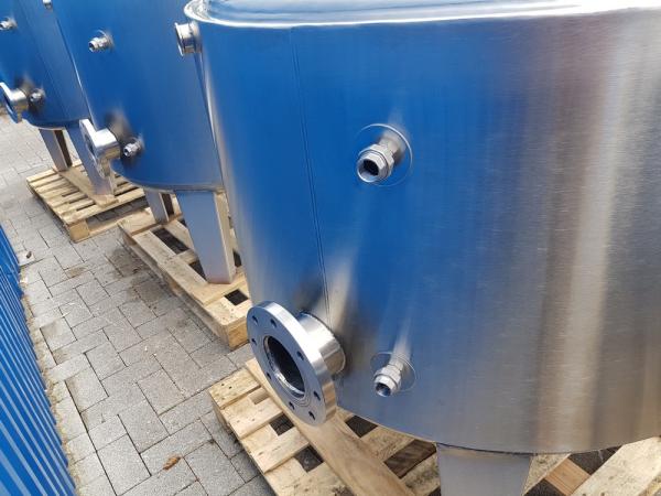 699L stainless steel agitator vessel with thermoplate and insulation