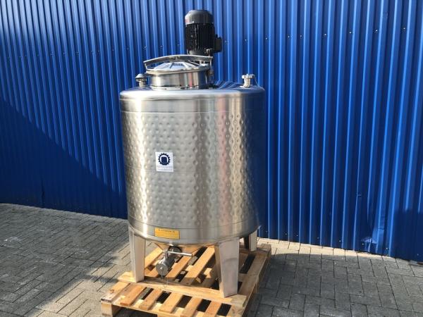 1000L Edelstahlbehälter mit Thermoplate und Dissolver
