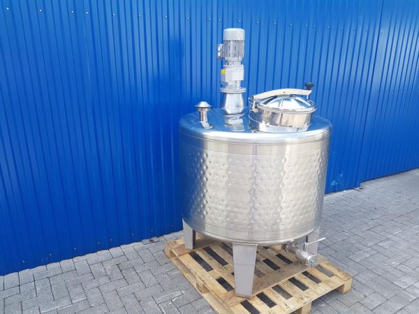 734L Edelstahlbehälter mit Thermoplate und Becherrührwerk