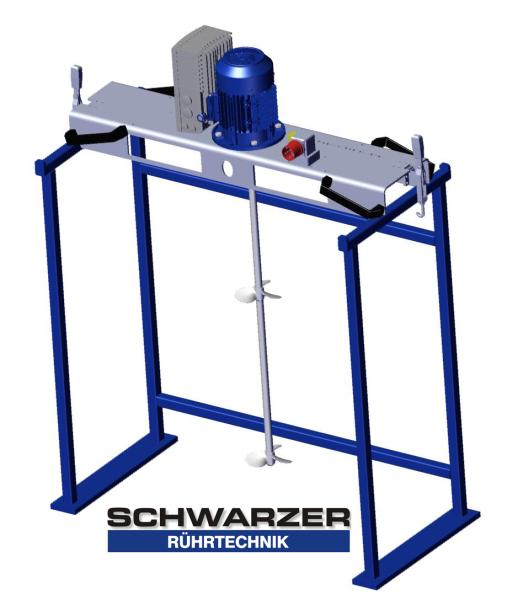 Containerrührwerk Typ IBC-0150-2PK 400V für Medien bis 600 mPas im IBC 1000L