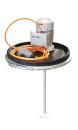 Fassrührwerk PP-beschichtet für 200/220L PE-Fässer 230 V 50 Hz Edelstahl PP